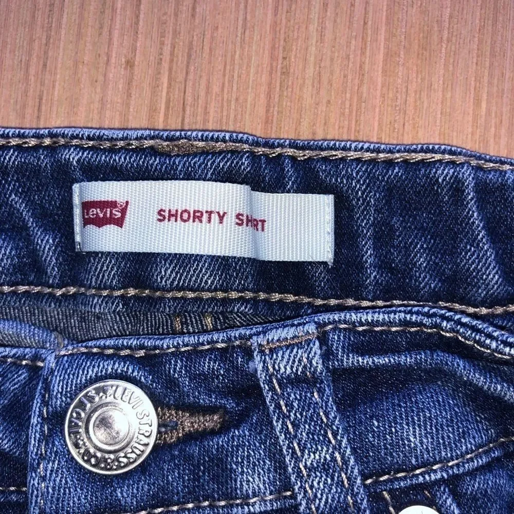 Levi's Denim Shorty Shorts